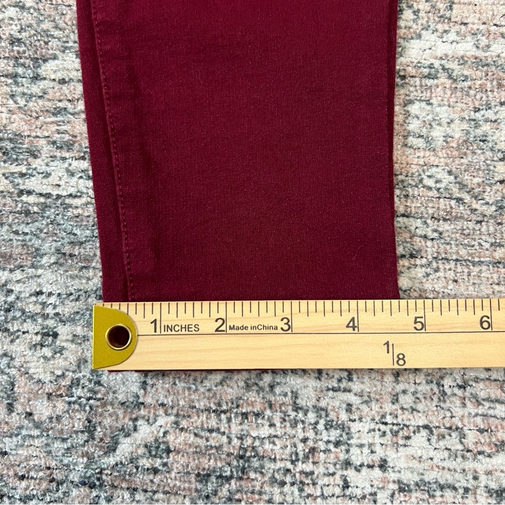 Kut From The Kloth Ultra Skinny Pants Size 2 Red Jennifer - Picture 11 of 15